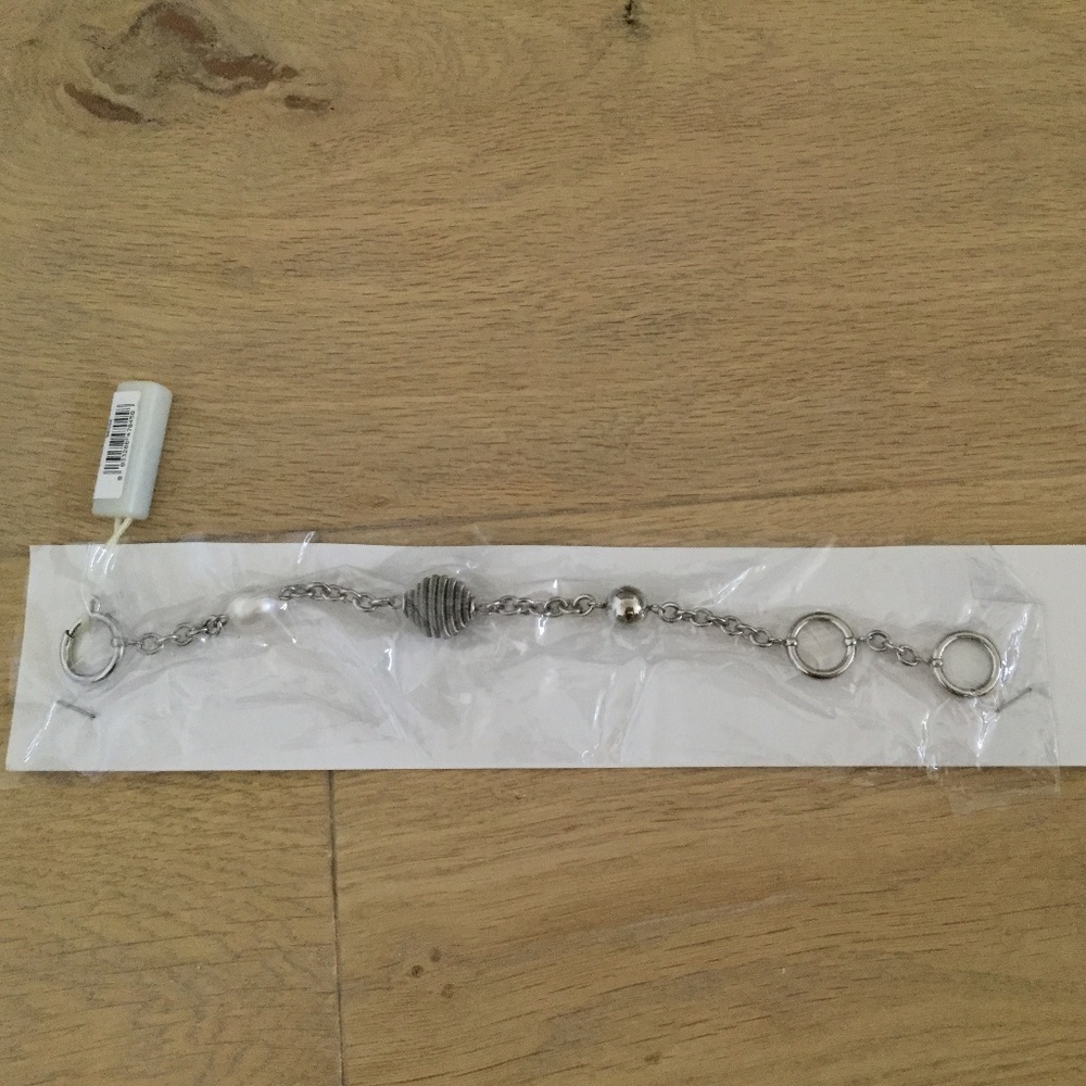 NWT Morellato Birmania Silver & Pearl Bracelet